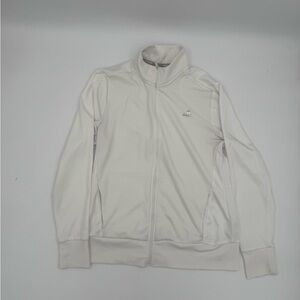 Adidas White Zip-Up Jacket